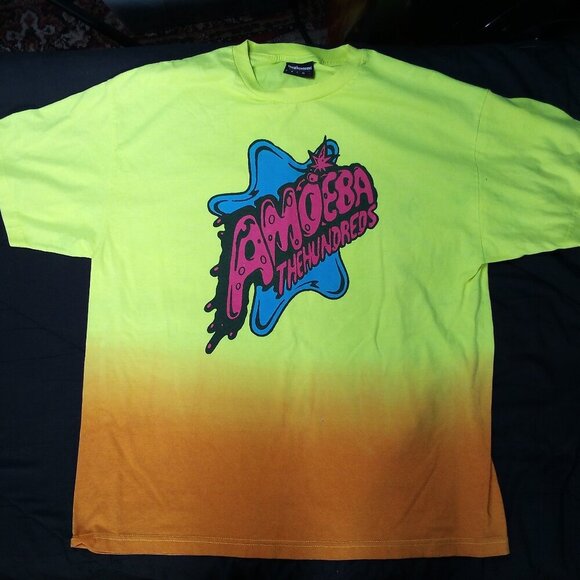 The Hundreds Amoeba Music Neon Gradient T-Shirt - Picture 2 of 7